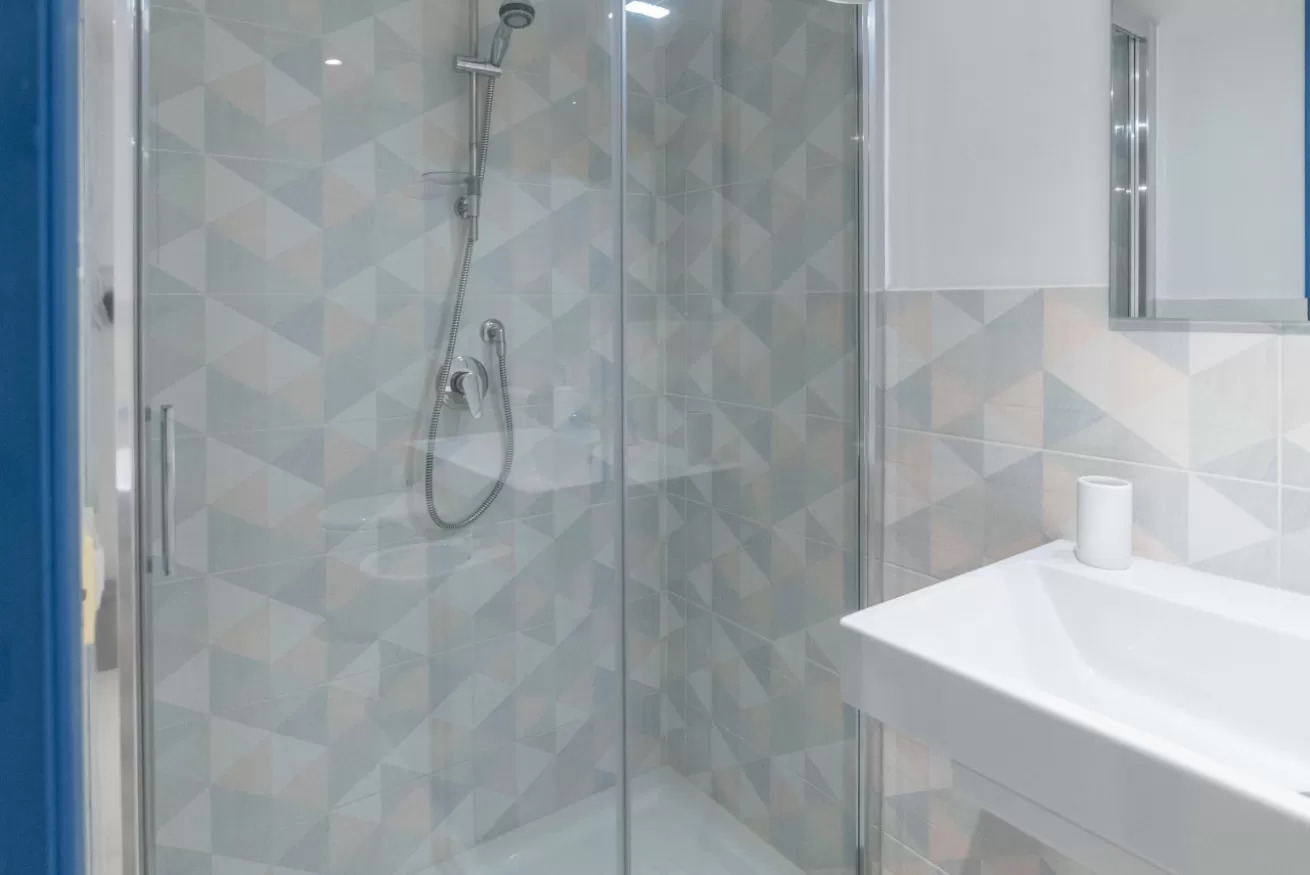 le 4 perle apartments bagno appartamento cucina