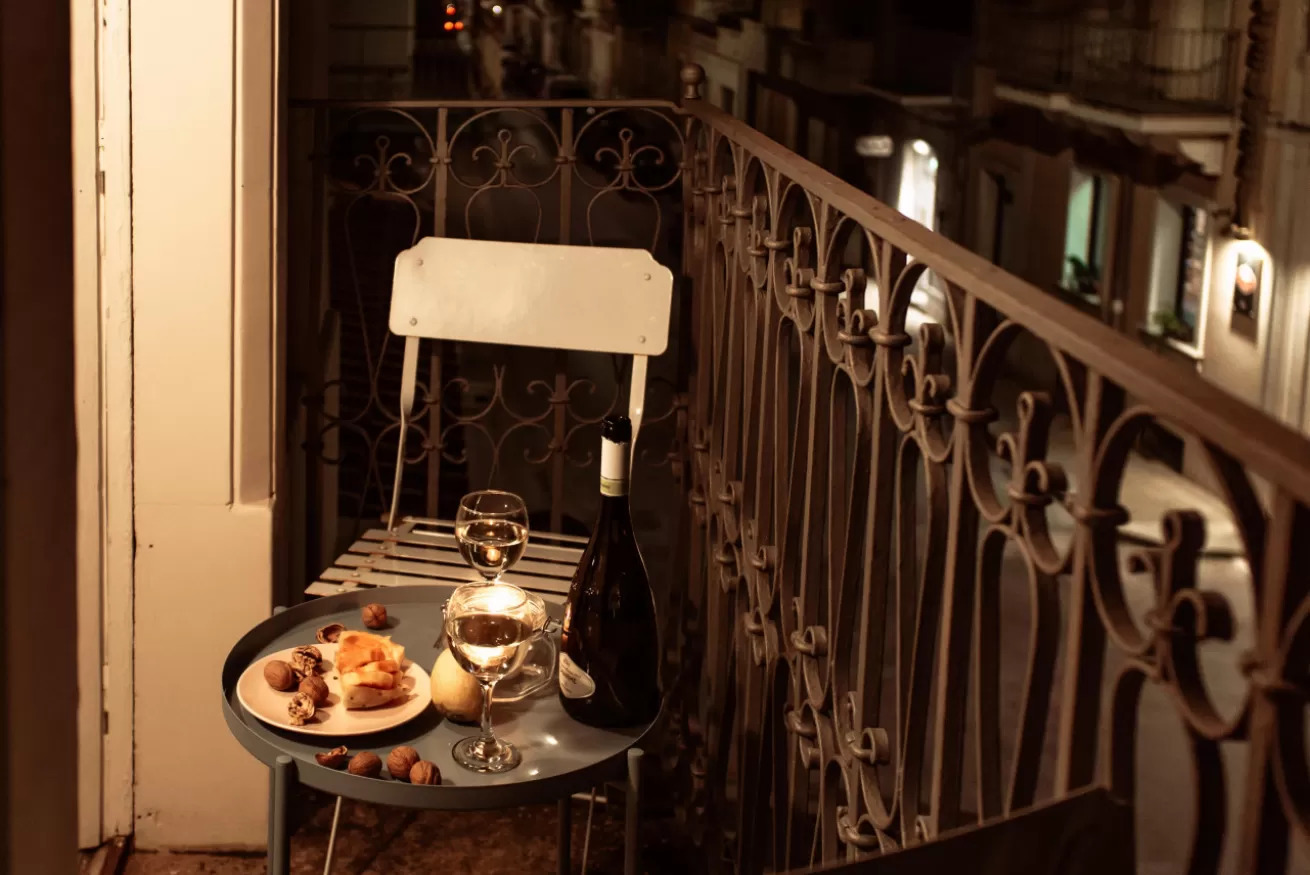 le 4 perle apartments balcone appartamento Giulia