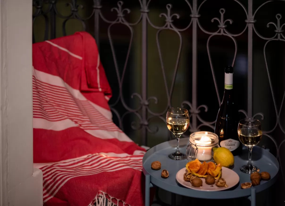 le 4 perle apartments balcone appartamento Giulia