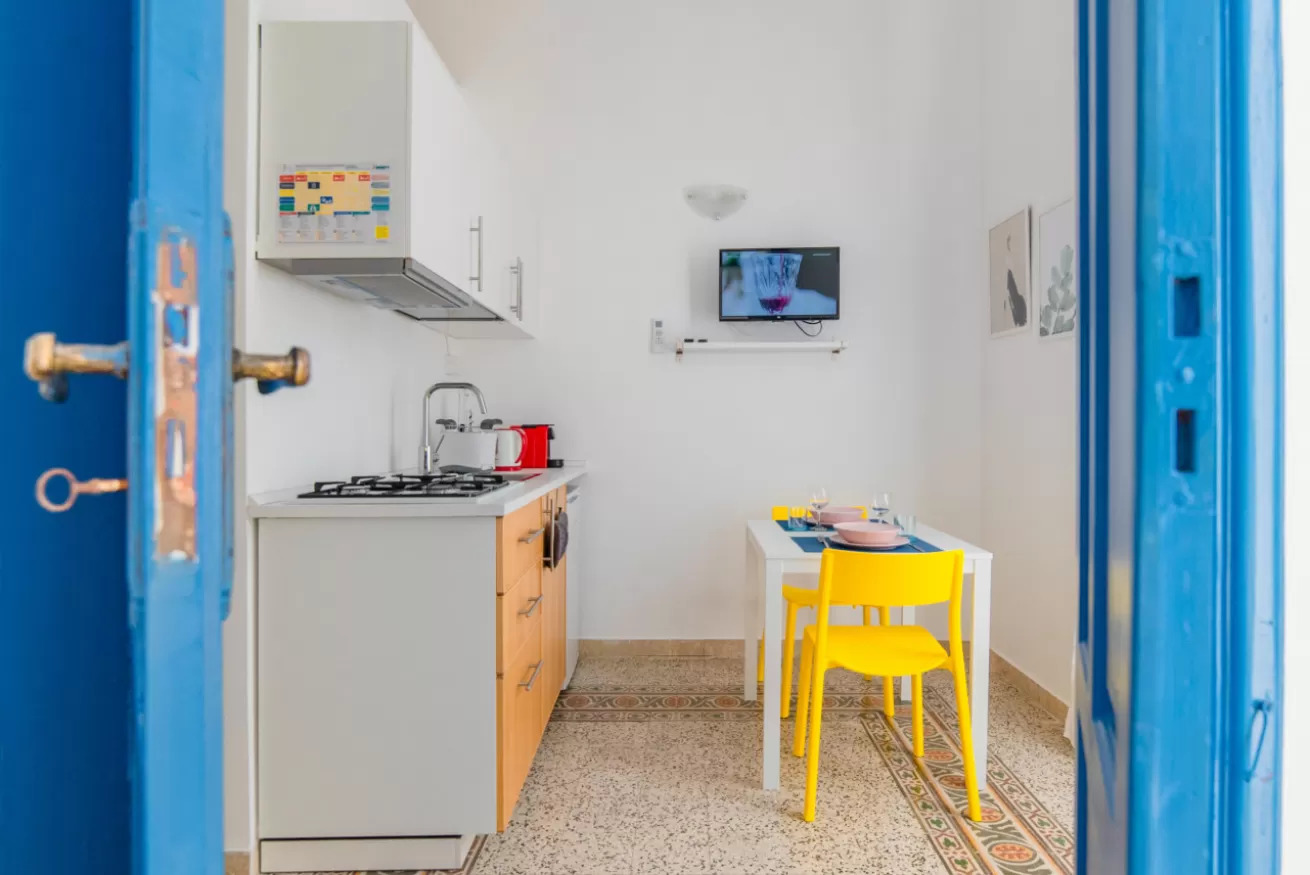 le 4 perle apartments cucina appartamento Giulia