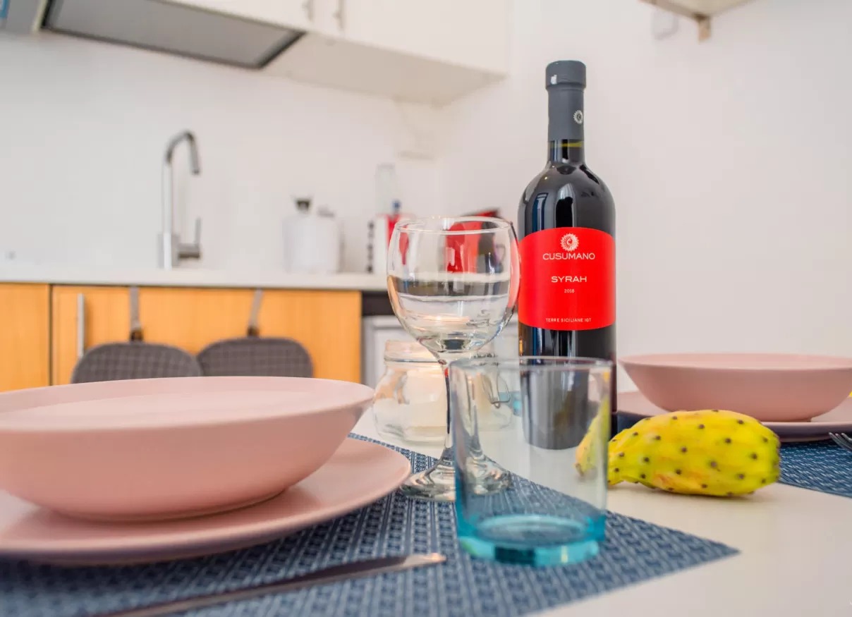 le 4 perle apartments cucina appartamento Giulia